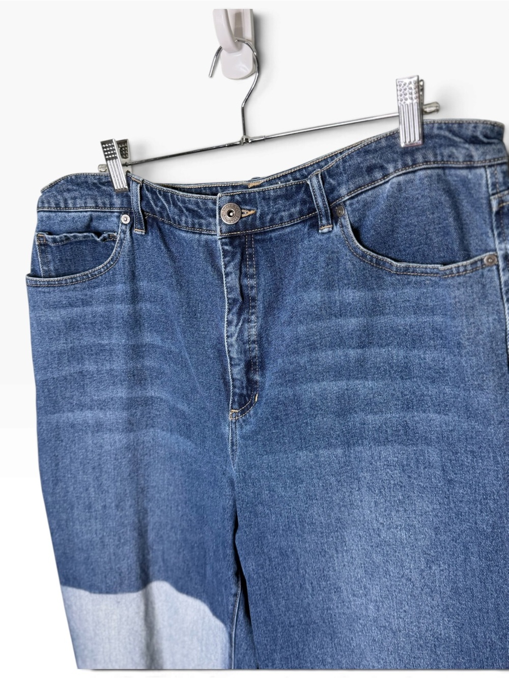 Style & Co Blue Ankle Jeans Size 14 - Picture 3 of 7
